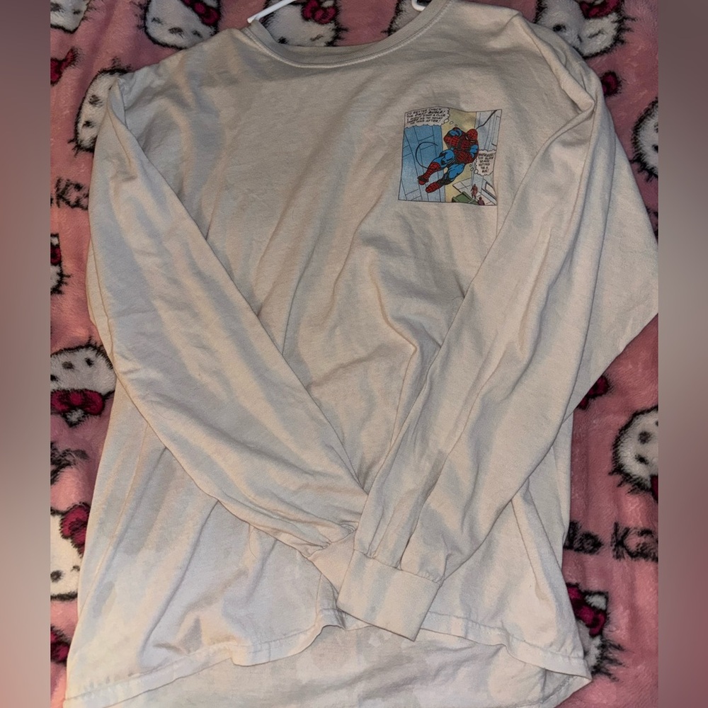 marvel spider man long sleeve top